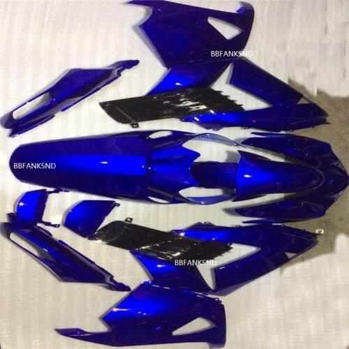 Injection molding ZX14R 2006-2011 blue black For Kawasaki NINJA zx14 ZZR1400 ZX 14 ZZR 1400 06 07 08 09 10 11 Fairing Kit