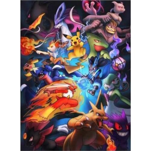 New Arrivals 5D DIY Full Round Diamond Painting Cartoon Elves Cross Stitch 3D Embroidery Rhinestone Mosaic Home Decor Art Y323