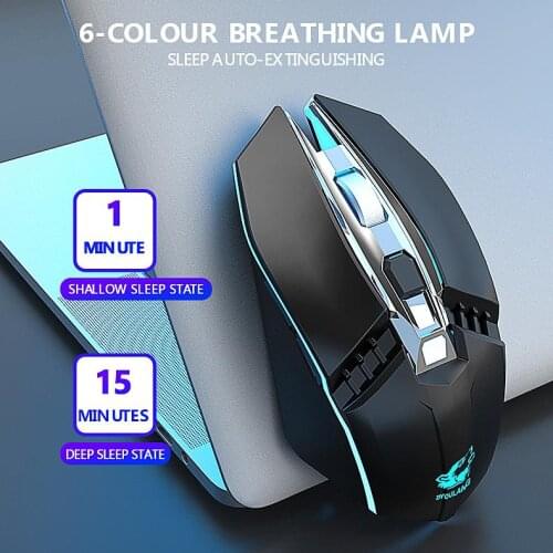 Rechargeable X5 Bluetooth-compatible 5.0+3.0+2.4G Wireless Three Mode Mute Rechargeable Gaming Mouse