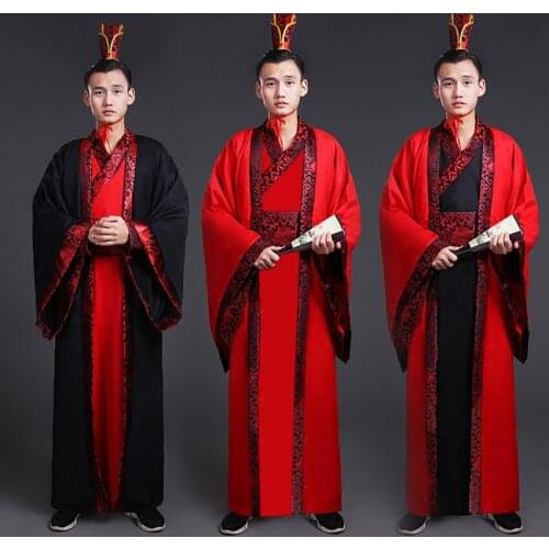 Dynasty Hanfu Dress For Men Traditional Chinese Asian Clothes Dance Costume Festival Outfits National Ancient Cosplay Tangsuit