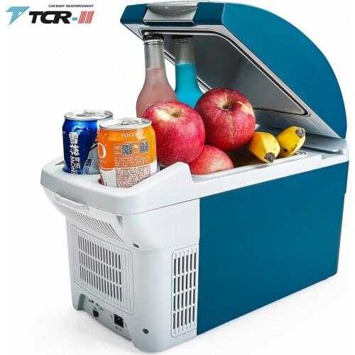 TTCR-II Portable Cooler 6L Mini Fridge DC12V Car Refrigerator Student Dormitory Cooling Box Touch Freezer Silent auto fridge