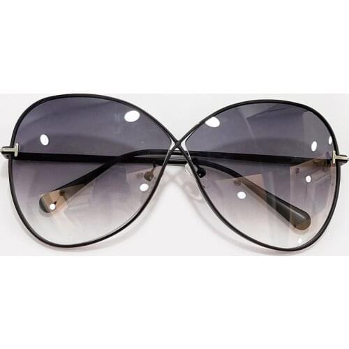 High Quality Oversized Sunglasses Women Men 2021 Fashion Luxury Brand Round Sun Glasses for Women UV400 Lentes De Sol Mujer