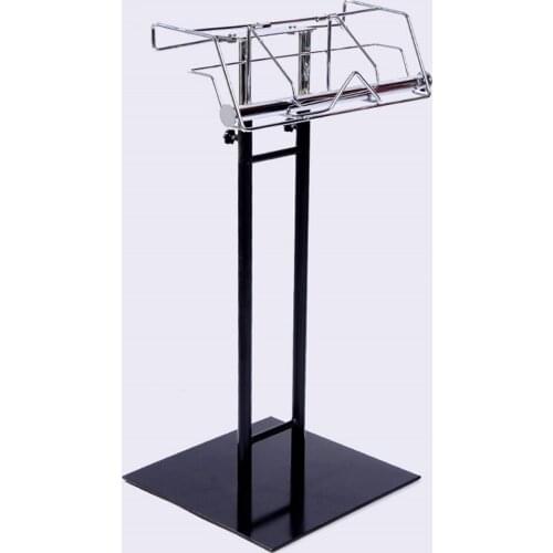 Supermarket Shopping Bag Roll Rack Scattered Area Roll Bag Bracket Frame Holders Shopping Bag Rack Floor Stand Shelf Metal