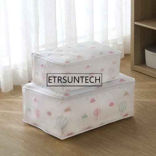 50pcs Wardrobe Quilt Storage Bag for Home Clothes Quilt Pillow Blanket Storage Bag Travel Luggage Organizer Sorting Bag