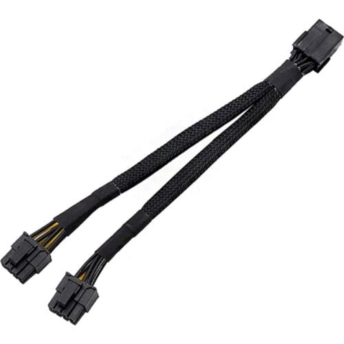 GPU PCI-e 8Pin PCI Express Female to Dual GPU 8(6+2) Pin Male Graphics Video Card GPU 8 Pin Splitter Power Extension