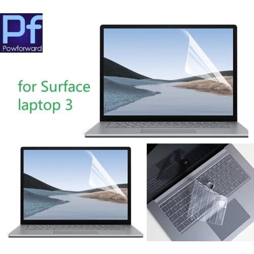 For Microsoft Surface Laptop 3 13.5 / Surface Laptop 3 15 15.6 inch TPU laptop keyboard cover skin Screen Protector