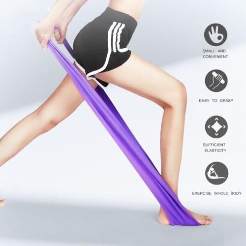 Women Yoga Bands Elasticity Pilates Natural Latex Rally Belts 150cm *15cm Gym Exercise Training Belt Fitness Resistance Bands