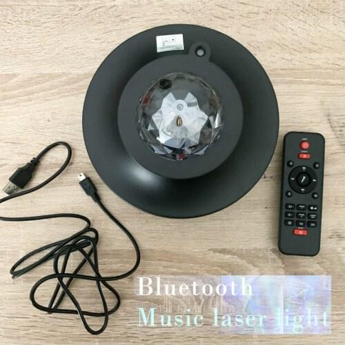Sound-Activated Projector Starry Sky night Blueteeth USB Voice Control Music Player Kids Night Light Romantic Wedding Lamp