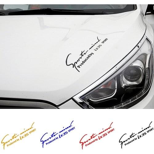 1 pc Customization Sports Mind On Car Lamp Eyebrow Sticker Car-Styling For hyundai ix35 Accessories Car Sticker
