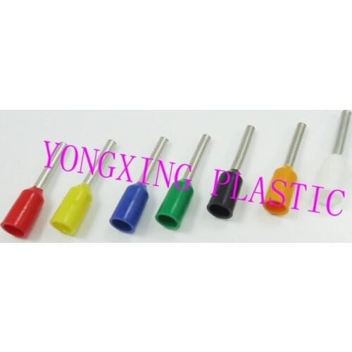 100pcs/lot E1010 Bootlace cooper Ferrules kit set Wire Copper Crimp Connector Insulated Cord Pin End Terminal 5 color