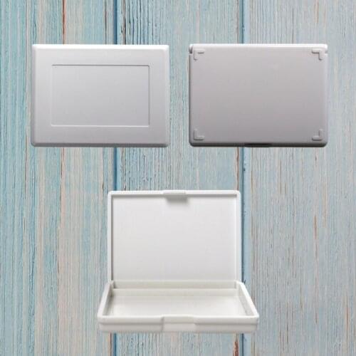 12/24 Color Watercolor Paints Palette Tray Box Folding with Separete Blocks Oil Acrylic Paints Box Art Palette Portable