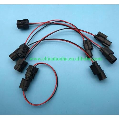 Free shipping 10/20/50 pcs/lots 2 pin/way Female/Male with 18AWG 20cm wire 6189-7036
