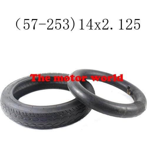 Free Shipping 14 Inch Wheel Tire 14 X 2.125 / 54-254 Tyre Inner Tube Fits Many Gas Electric Scooters and E-Bike 14*2.125 Tire