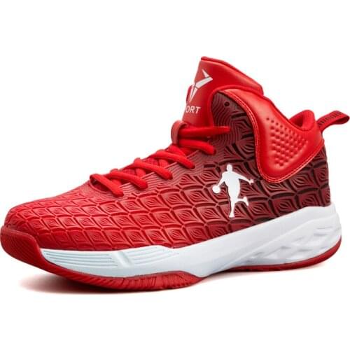 Man Wear Resistant Basketball Shoes Lace Up Anti-Slip Breathable Ankle Boot Shoes Professional Light Cushioning Shoes AA11871