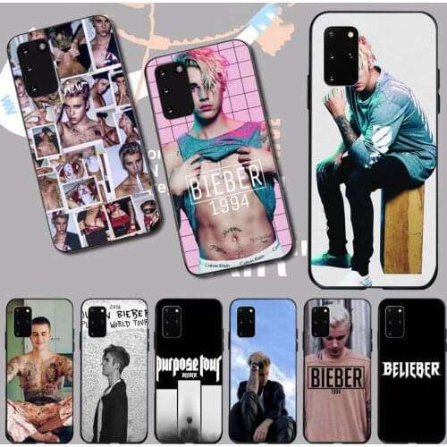 PENGHUWAN Justin Bieber TPU black Phone Case Cover Hull for Samsung S20 plus Ultra S6 S7 edge S8 S9 plus S10 5G