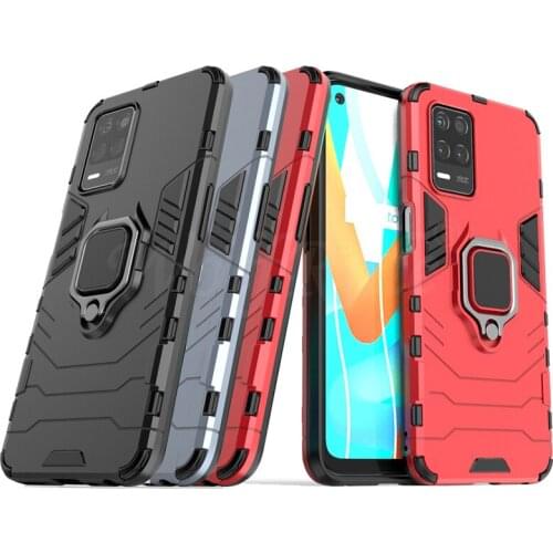 Holder Case For OPPO Realme 8 5G Cover For Realme 8 5G Coque Shockproof Magnetic Phone Case For Realme 8 5G Pro C11 C21 Fundas