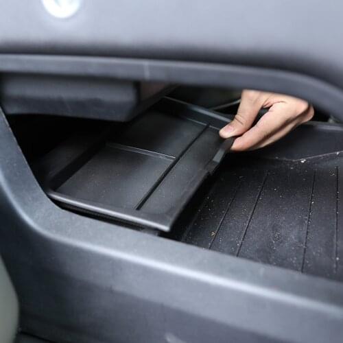 For Land Rover Defender 90 110 20-22 Car styling TPE rubber Black Car Center console Lower cushion Non-Slip Mat Car Accessories