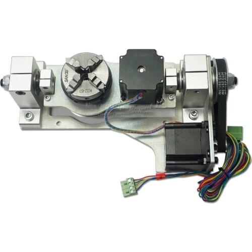 Engraving Machine Rotary Axis 5Th and 4Th Linkage CNC Indexing Head 4Th Axis and 5Th Axis