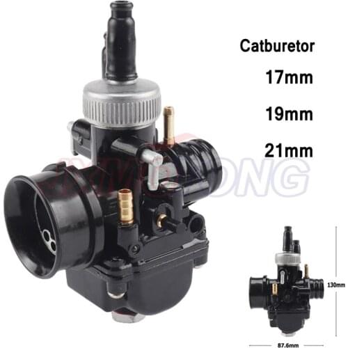 New Racing Black 17mm 19mm 21mm Carburador For PHBG JOG50 JOG90 BWS100 Racing Motorcycle Carburetor For 50-100cc Europe Engine