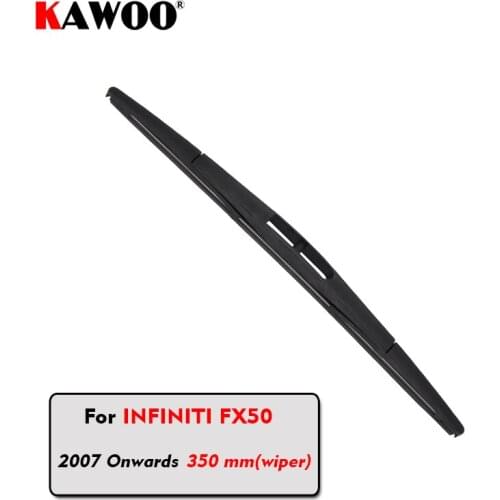 KAWOO Car Rear Wiper Blade Blades Back Window Wipers Arm For Infiniti FX50 Hatchback (2007-) 350mm Car Accessories Styling