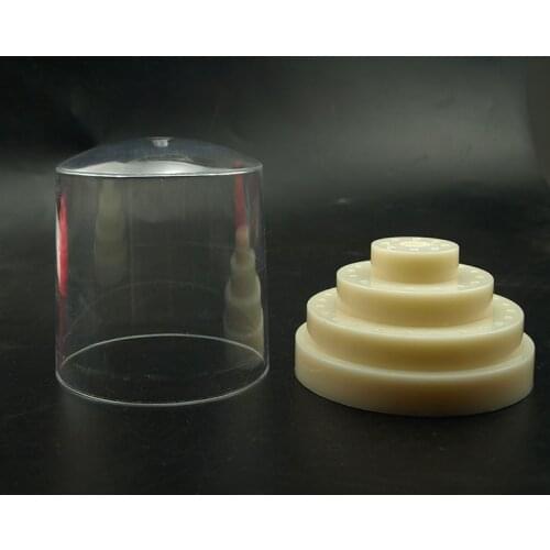 KIMAXCOLA 48 slots Nail Drill Bits Storage Box Empty Organizer Acrylic Containers For Milling Cutters Nail Art Manicure Equipmen