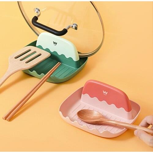 Kitchen Organizer Pot Lid Rack Spoon Holder Fork Spatula Rack Shelf Hot Cooking Utensil Rest Tableware Holders Kitchen Tools