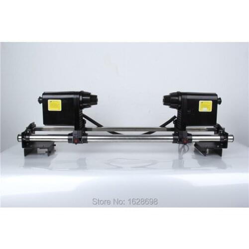Powerful Roland /Mimaki /Mutoh printer roller take up system(two motors) without support legs