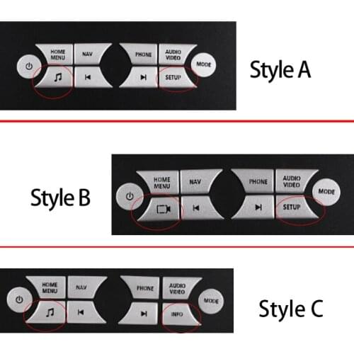 Air Conditioning Button Stickers For Land Rover Discovery 4 RRS Freelander 2 Central Control Decorative Stickers Car Accessory
