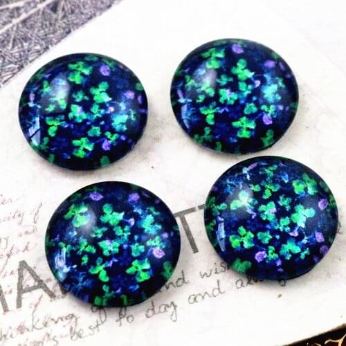 New Fashion 20pcs 12mm Handmade Photo Glass Cabochons E4-77