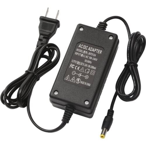 Adjustable AC/DC Adapter 48W 1-24V 2A Led Mini Fan Power Supply US Plug @8 WWO66