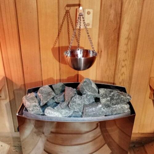 Sauna Aromatherapy Oil Cup Stainless Steel Essential Oil Holder Bowl for Sauna and Spa #BW