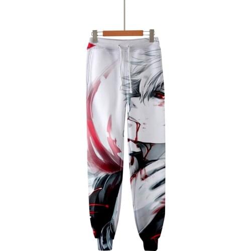 Tokyo Ghoul 3D Custom Printed Trousers Jogger Pants Women/Men Fashion Streetwear Long Sport Pants Casual Anime Sweatpants