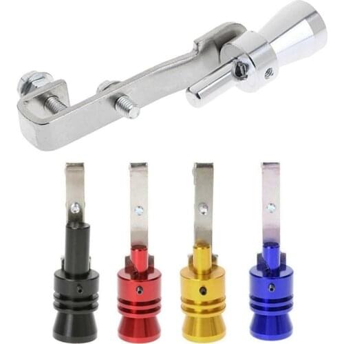 1pc Motorbike Car Exhaust Fake Turbo Whistle Pipe Sound Muffler Blow Off Valve Universal Simulator Whistler 5 Colors Random