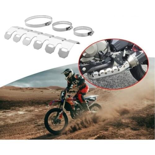 Motorcycle Exhaust Muffler Pipe Protector Heat Shield Cover Fit For Honda Harley Chopper Cruiser Professional Refit Accessories