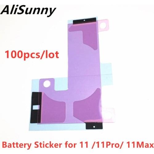 100pcs Battery Sticker for iPhone 11 Pro Max Tape Double Glue Adhesive Strip Replacement Parts