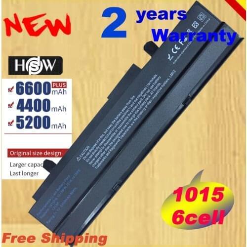 HSW 6 Cells Battery For Asus A31-1015 A32-1015 Eee PC 1011 1015P 1016P 1215 1215N 1215P 1215T VX6 R011 R051 Fast shipping
