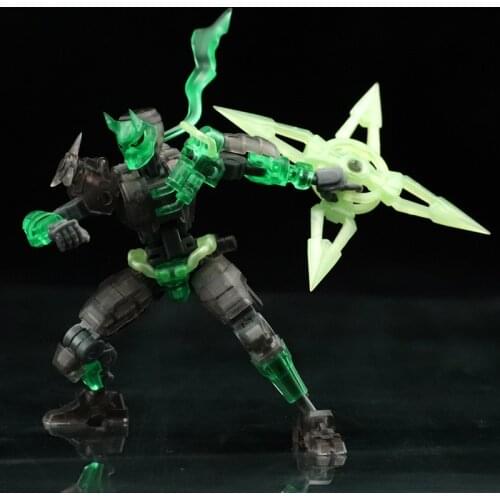 Action Figure Toy FIFTYSEVEN Number 57 Armored Puppet Oni Flame Yan Green Version 1:24 Sale No.57 Assembly Model Kit