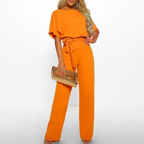 Elegant Short Sleeve O Neck Casual Women Jumpsuits Loose Plus Size 3xl Overalls Female Rompers Womens Jumpsuits Lady Streetwears