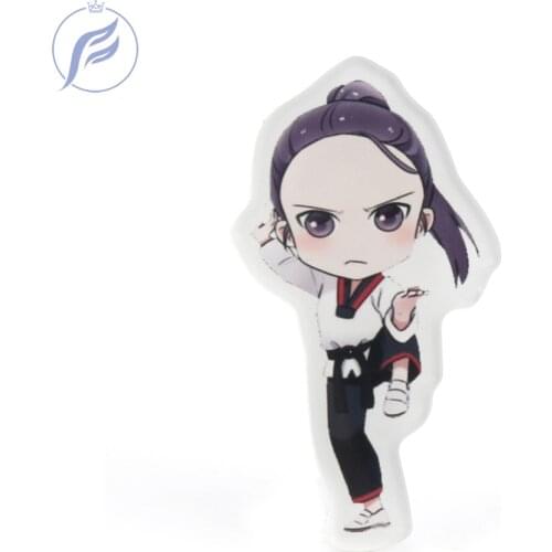 FANGQINGMAO make your own personalized promotional epoxy anime custom acrylic pin button acrylic pin badges