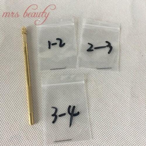 Feature： Length：14cm Material: Pulling Needle- stainless steel & METAL Packing list: 1 set include 1 needle holder with 3 pcs