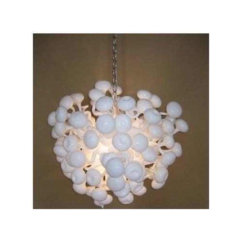 LR055-100% Hand Blown Wedding Decor Art Design Round Shape Style Murano Glass Crystal Chandelier Ball