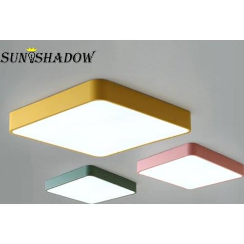 Square Modern Led Chandelier Indoor Home Ceiling Mont Chandelier Lighting Led Lights. For Bedroom Living room Kitchen Luminaires