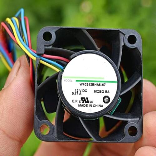 DC 12V Nidec Large Air Volume 4028 Fan 40*40*27.9mm Ball Bearing 4cm 12 Volt Miniature Cooling Fan for Server Max Airflow