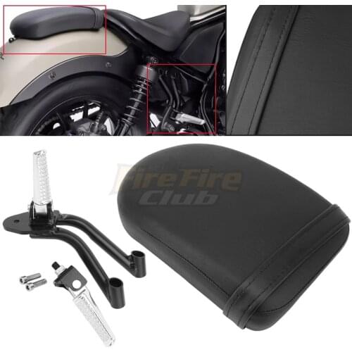 Motorcycle Accessories Passenger Rear Foot Pegs Footrests Seat Cushion Cover For Honda Rebel CMX 300 500 CMX300 CMX500 2017-2020