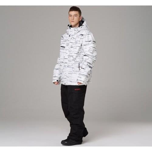 Ski Suit Men Winter 2019 Waterproof Windproof Thicken Warm Snow Clothes Men Ski Sets Jacket Skiing And Snowboarding Suits