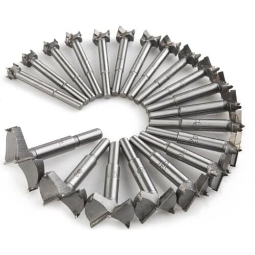 20Pcs Flat Wing Drill Set Drill Bits Woodworking Hole Saw Set Wood Drill Bit Auger Opener for Woodworking 14-50mm