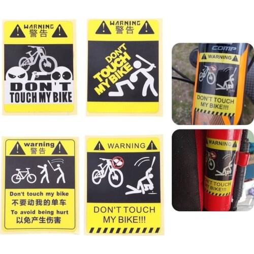 Bike and Motorcycle Stickers Waterproof Reflective Bumper Sticker Reflective Warning Car Sticker Decoration Anti-Scratch