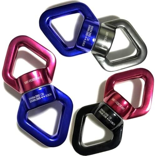 Outdoor universal wheel rotation linker 360-degree rotating shaft 3000 kg pulling force Climbing aerial yoga hammock rotation ri