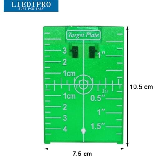 No burr convenient Magnetic laser target board or plate for red laser lines or green laser lines