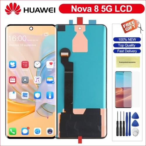Original Lcd Screen For Huawei Nova 8 5G ANG-AN00 LCD Display With Touch Screen Digitizer Assembly For Huawei Nova 8 Nova8